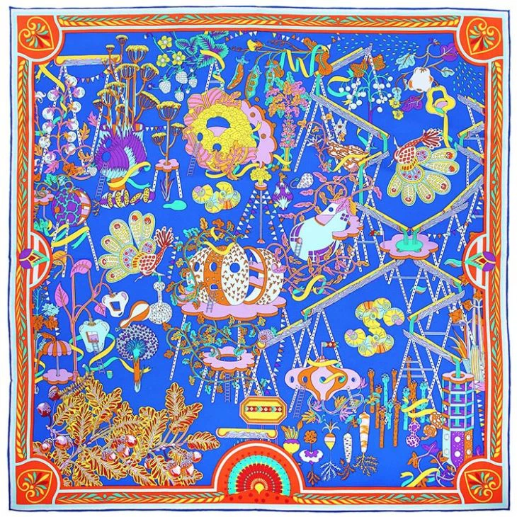 Pure Silk Scarf For Hair