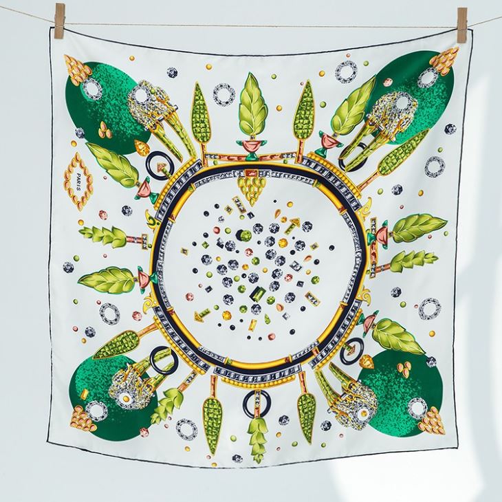 Silk Neck Scarf Women