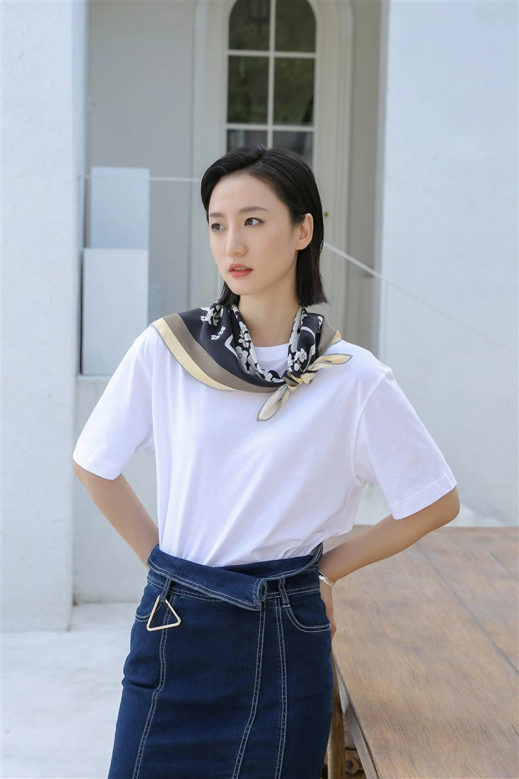 Mulberry silkki kangas